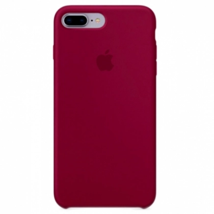 Чехол Silicone Case для iPhone 7/8 Plus, Малиновый