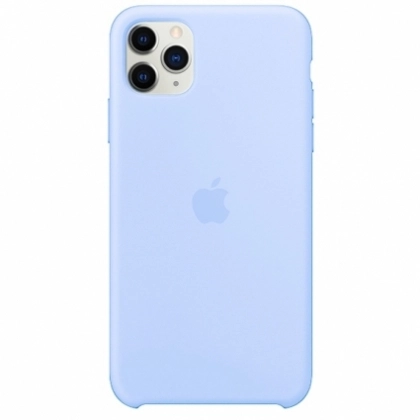 iPhone 11 Pro uchun Silicone Case g‘ilofi, oq-havorang