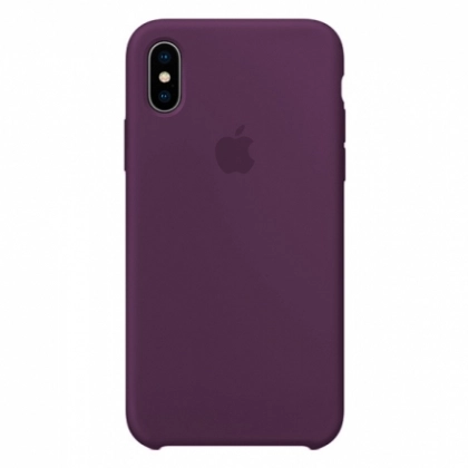 Чехол Silicone Case для iPhone X/XS, фиолетовый