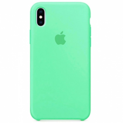 iPhone XS Max uchun Silicone Case g‘ilofi, yashil olma rangli
