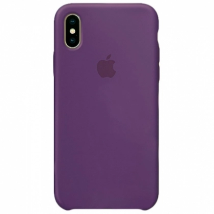 iPhone XS Max uchun Silicone Case g‘ilofi, binafsharang