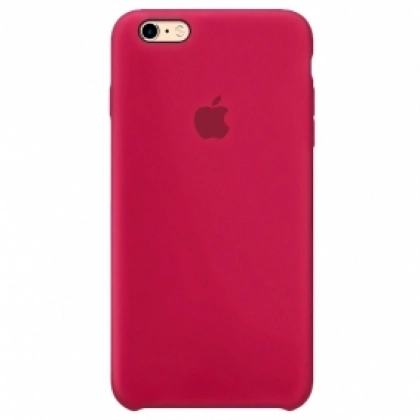 iPhone 6S uchun Silicone Case g‘ilofi, malina rangli