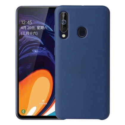 Samsung Galaxy A40s uchun Silicone cover g‘ilofi, to‘q ko‘k