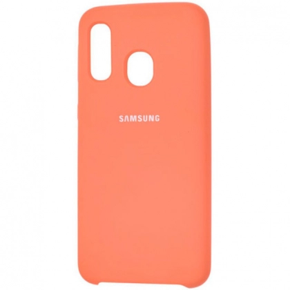 Samsung Galaxy A40s uchun Silicone cover g‘ilofi, upa rangli