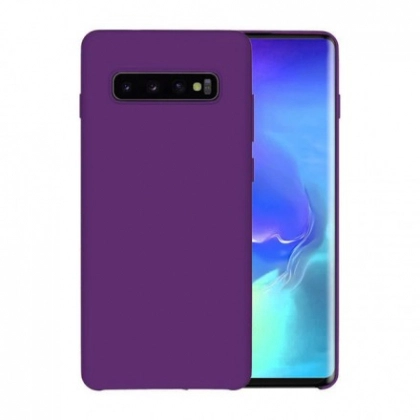 Samsung Galaxy S10 Plus uchun Silicone cover g‘ilofi, binafsharang - rasm №1 Samsung Galaxy S10 Plus uchun Silicone cover g‘ilofi, binafsharang