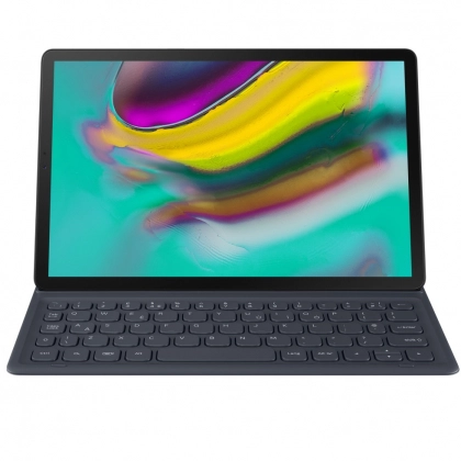 Чехол-клавиатура Keyboard Cover для Samsung Galaxy Tab S5e (русские и английские буквы)