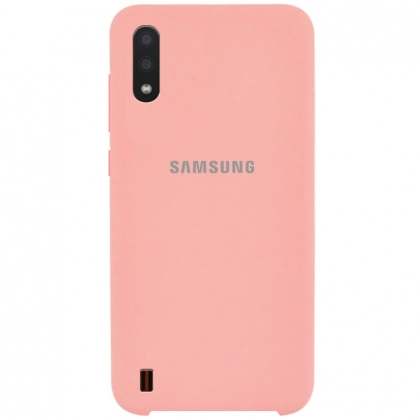 Samsung Galaxy A01 uchun cover g‘ilofi, pushti
