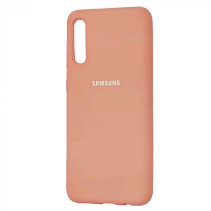 Samsung Galaxy A21 uchun cover g‘ilofi, shaftoli rangli