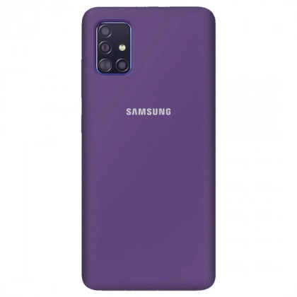 Samsung Galaxy A51 uchun cover g‘ilofi, olxo‘ri rangli
