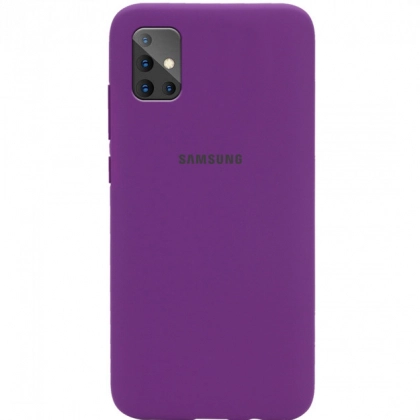 Samsung Galaxy A71 uchun cover g‘ilofi, binafsharang