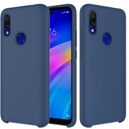 Чехол cover для Xiaomi Redmi 7, темно-синий