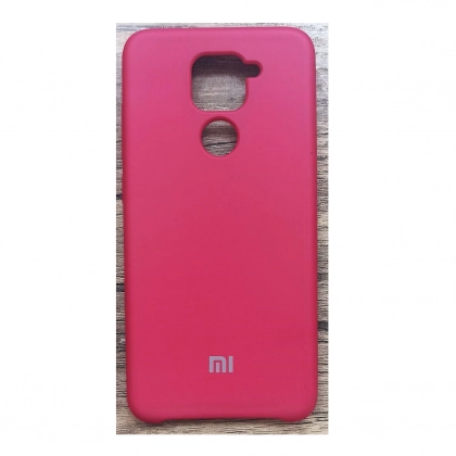 Xiaomi Redmi Note 9 uchun cover g‘ilofi, malina rangli