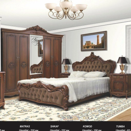 Спальня гарнитур LEANORA орех - фото №1 Спальня гарнитур LEANORA орех