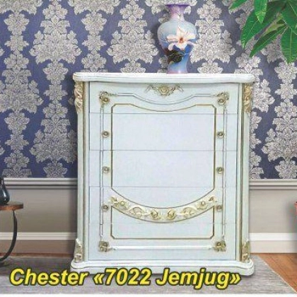 CHESTER 7022 yotoqxona mebeli (oq)