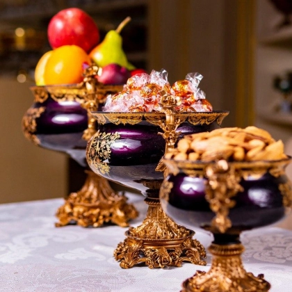 Набор фруктовниц и конфетниц Violet от Karosa