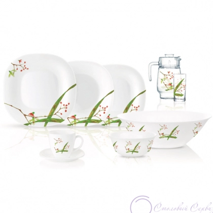 Beatitude – 46 buyumli, 6 kishilik Luminarc dasturxon servizi