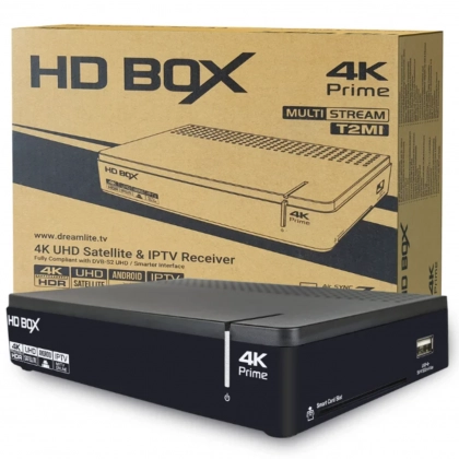 Спутниковый ресивер HD BOX Prime 4K