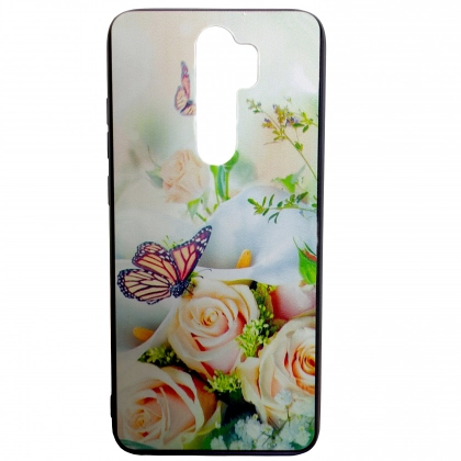 Xiaomi Redmi Note 8 pro uchun oq atirgulli g&lsquo;ilof