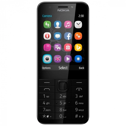 Телефон Nokia 230 Single sim Black-Gray - фото №1 Телефон Nokia 230 Single sim Black-Gray