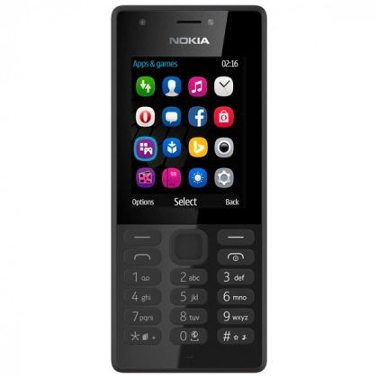 Телефон Nokia 216 Dual Sim Black - фото №1 Телефон Nokia 216 Dual Sim Black
