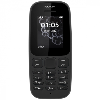 Nokia 105 Dual Sim Black telefoni