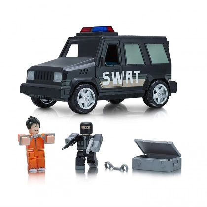Игровая коллекционная фигурка Jazwares Roblox Feature Vehicle Jailbreak: SWAT Unit W4 (10774R) - фото №1 Игровая коллекционная фигурка Jazwares Roblox Feature Vehicle Jailbreak: SWAT Unit W4 (10774R)