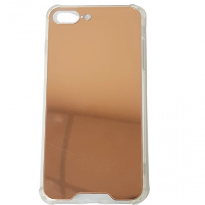 Золотистый зеркальный чехол для iPhone 7/8 Plus