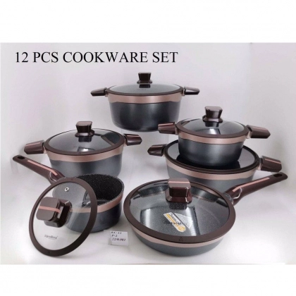 Alpenberg Greblon (12 buyumli) oshxona idishlari to‘plami