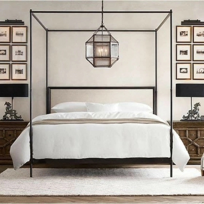 Кровать Queen Evert Black