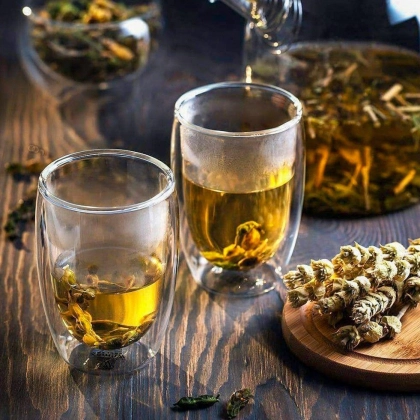 Стакан с двойными стенками для чая, кофе, 250мл