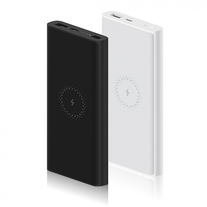 Xiaomi Power Bank 10000 mAh (simsiz zaryadlovchi) Black, White tashqi akkumulyatori