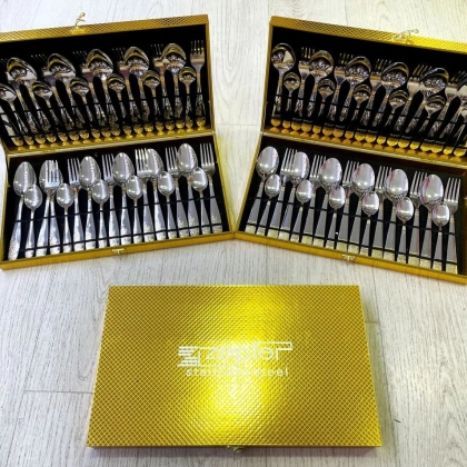 Zepter Gold dasturxon anjomlari to‘plami (36 buyumli)
