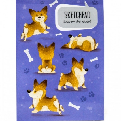 Скетчпад А5. Корги