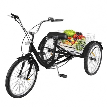 Wasat 24" Black velosipedi