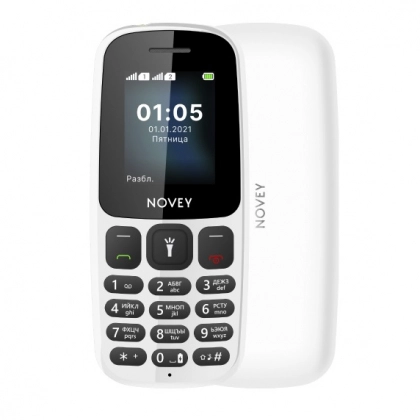 Novey 107 White telefoni