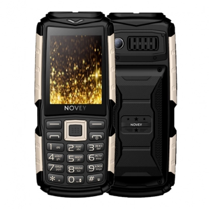 Телефон Novey T300 Tank Black-gold