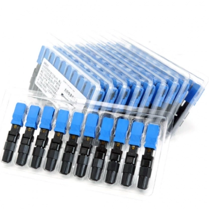 Одномодовый волоконно-оптический соединитель FTTH SC UPC (10 шт)