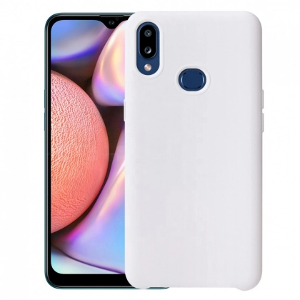 Чехол Silicone cover для Samsung Galaxy A10S, белый