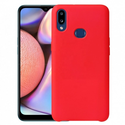 Чехол Silicone cover для Samsung Galaxy A10S, красный