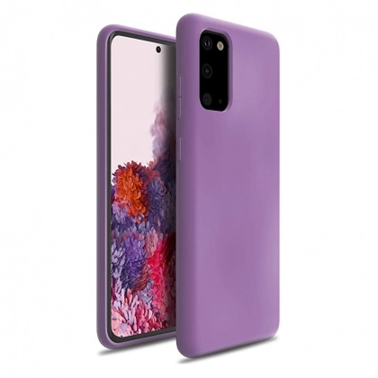 Чехол Silicone cover для Samsung Galaxy S20, бордовый