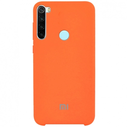 Xiaomi Redmi Note 8T uchun Silicone cover g‘ilofi, qizg‘ish