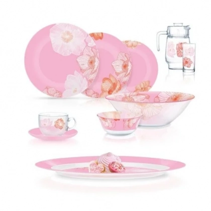 Luminarc Anabella Pink – 46 buyumli dasturxon servizi