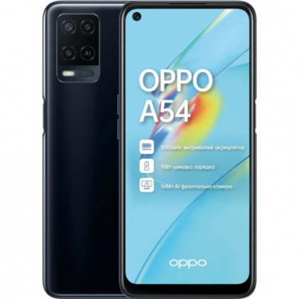 OPPO A54 4/64GB Black smartfoni