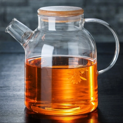 Prujina filtrli, 1,8 litrlik "Bochonok" shisha choynagi