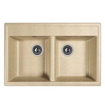 Кухонная мойка Dr. Gans "Астра 780" (Белый, Дюна, Латте, Серый, Терра, Терракота, Черный)