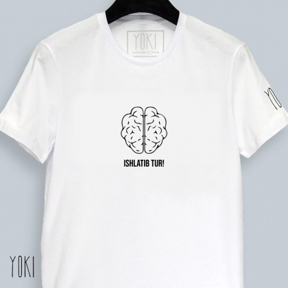Футболка YOKI "Ishlatib tur"