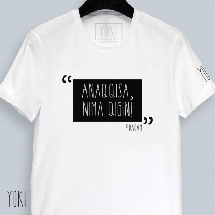 Футболка YOKI "Anaqqisa, nima qigin!"