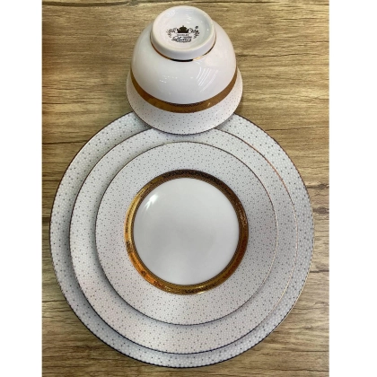 Сборный сервиз "Luxuz gold" 60 предметов Крапинка