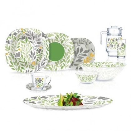 Luminarc Alvis green 46 buyumli dasturxon servizi