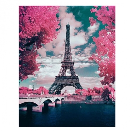 Рисование по номерам "Эйфелева башня"